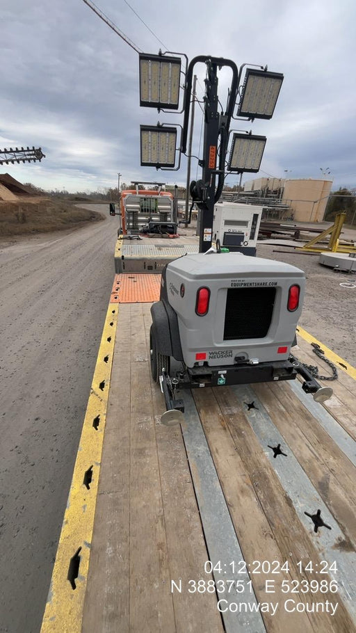 2024 Wacker Neuson LTT4 Diesel, Kohler KDW702, Deep Sea Controller, Auto Start, LED 320W, Bypass Outlet, T3