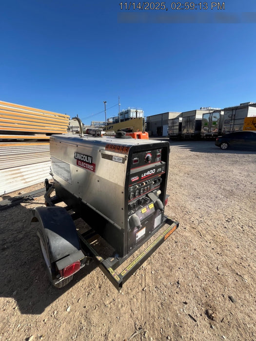 2024 Lincoln Electric LE400 Kubota V1505, Trlr, Cable Rack, Light Kit, ES Decals, T3