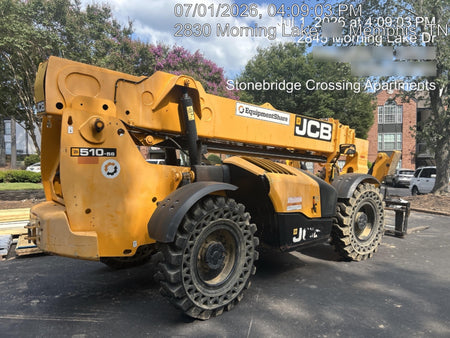 2020 JCB 510-56 Canopy, Solid Tires, Work Lights, Beacon, Aux Hydraulics, Back up Alarm, Lifting Eye, ES Decals