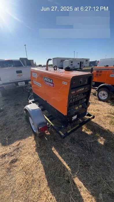 2022 Lincoln Electric LE400 Kubota V1505, Trlr, Cable Rack, Light Kit, ES Decals, T3