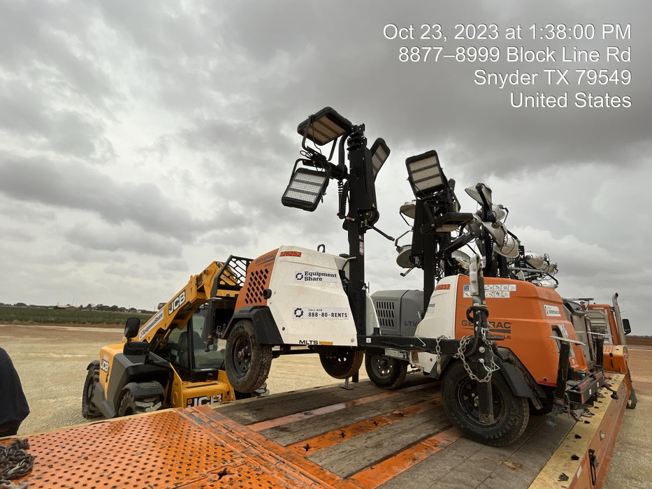 2023 Generac MLT2 Diesel, Flex Switch 120V Input, Powerzone Controller, (4) 320W LED Lights, 4kW Generator, 39.9 Gal Fuel Tank, 2" Ball, T3