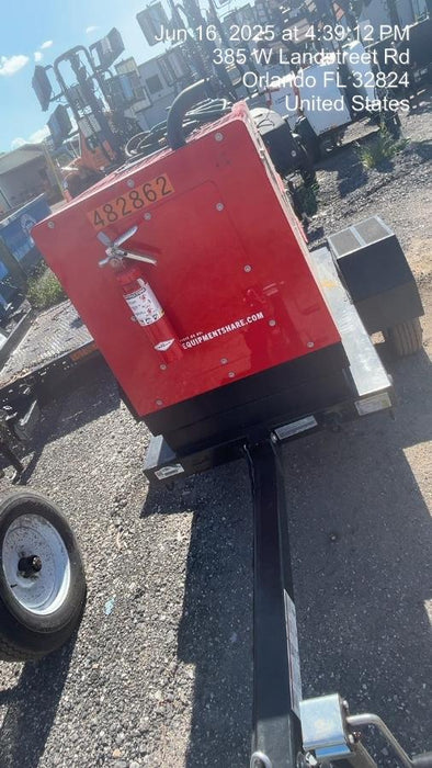 2024 Shindaiwa DGW400DML Kubota D902 Engine, 23 HP, Dual Op Welder, Wire, Arc, Droop Stick, Tig, and CC Stick Functionality, Simulphase, 3 Phase and 1 Phase Gen Output, Single Axle NB Trlr, Slr Trckl Chrg 12V 12W, Fire Ext, T3