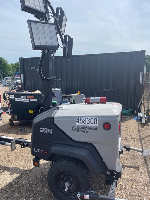 2024 Wacker Neuson LTT4 Diesel, Kohler KDW702, Deep Sea Controller, Auto Start, LED 320W, Bypass Outlet, T3