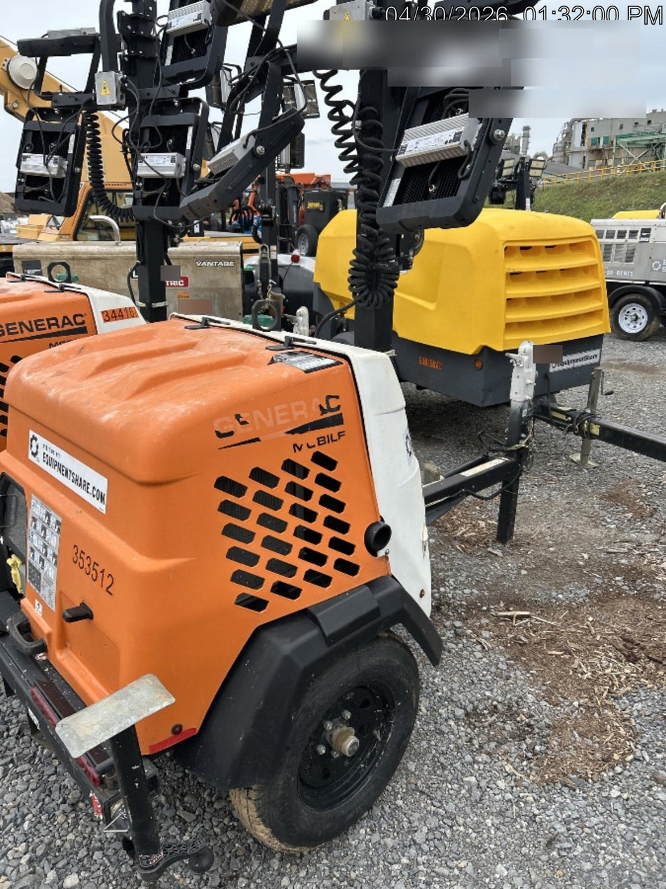 2023 Generac MLT2 Diesel, Flex Switch 120V Input, Powerzone Controller, (4) 320W LED Lights, 4kW Generator, 39.9 Gal Fuel Tank, 2" Ball, T3