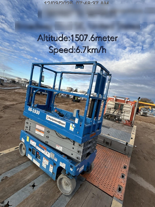 2020 Genie GS-1930 Solid Non Marking Tires, Beacon, Folding rails with half height swing gate