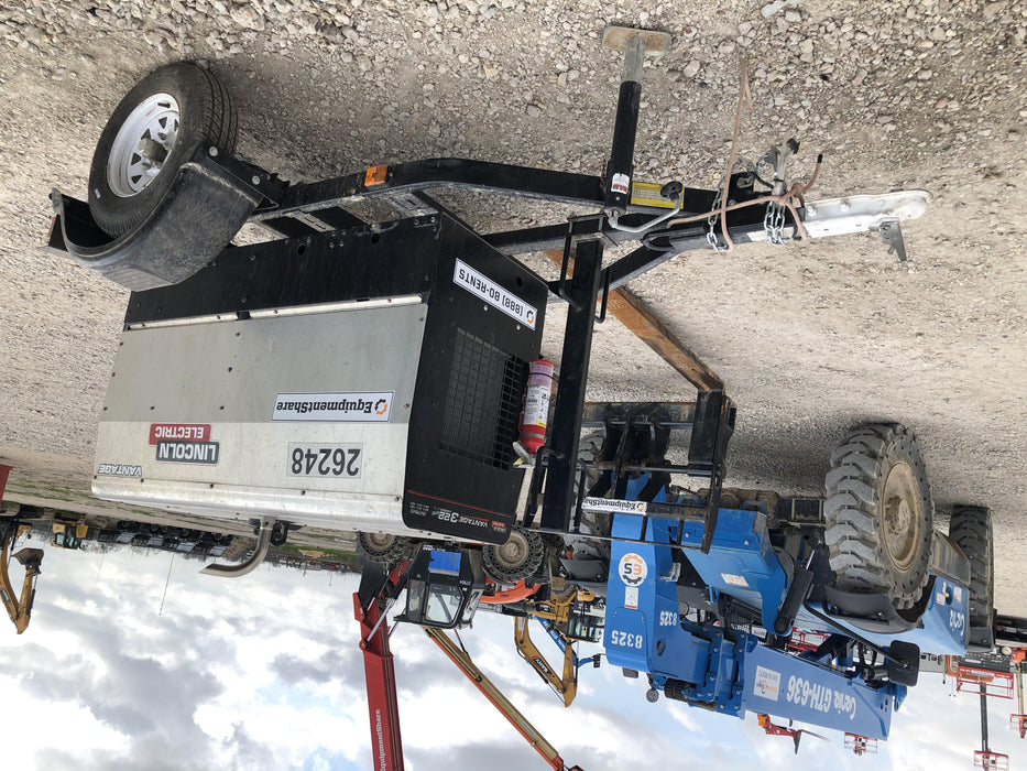 2019 Lincoln Electric Vantage 322 Lincoln Vantage 322 Welder w/Trailer, Light Kit, Cable Rack