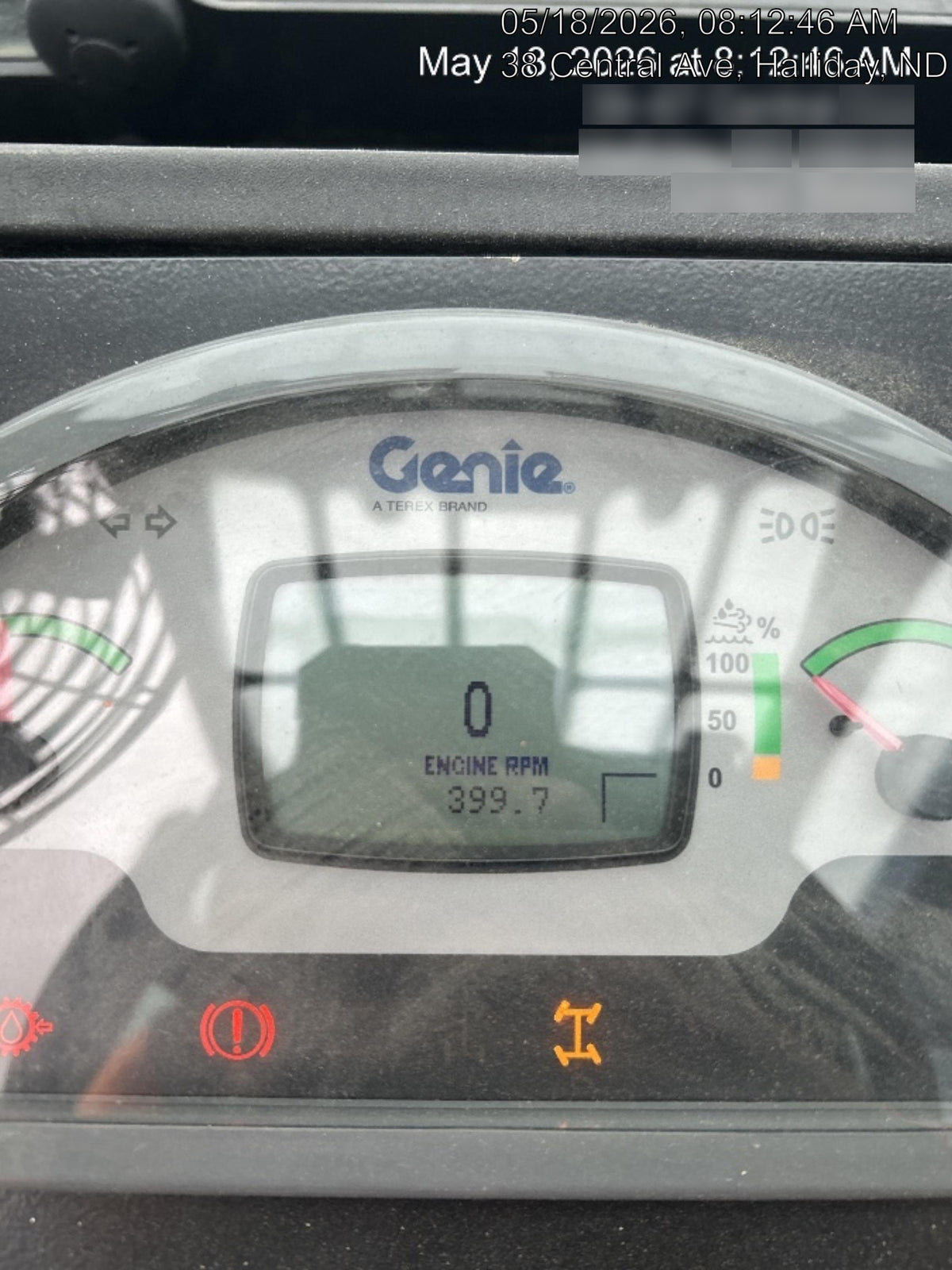 2024 Genie GTH-844 74Hp Dsl, Cab/Heat/Air, Sld Tires, LED WL, Bcn, L Hook, T3 + Access Control