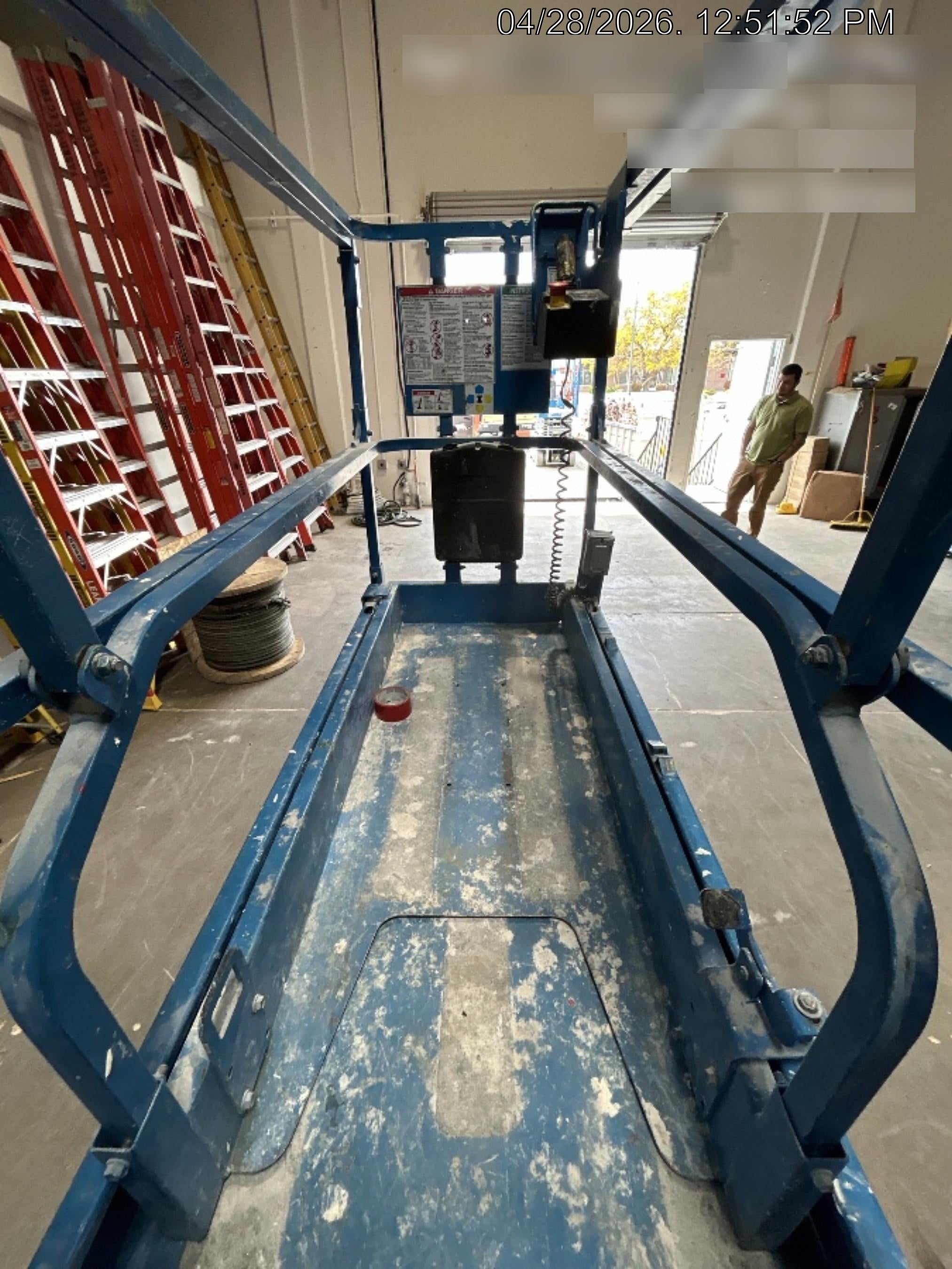 2020 Genie GS-1930 Solid Non Marking Tires, Beacon, Folding rails with half height swing gate, Telematics