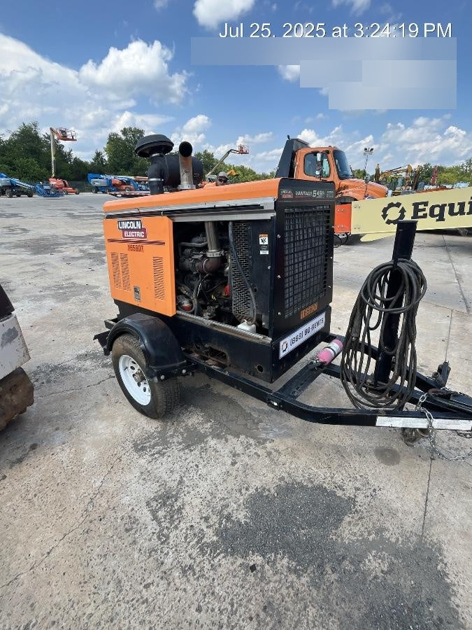 2021 Lincoln Electric Vantage 549X Ready Pak 3, ORANGE (includes trailer, cable rack, fender light kit)