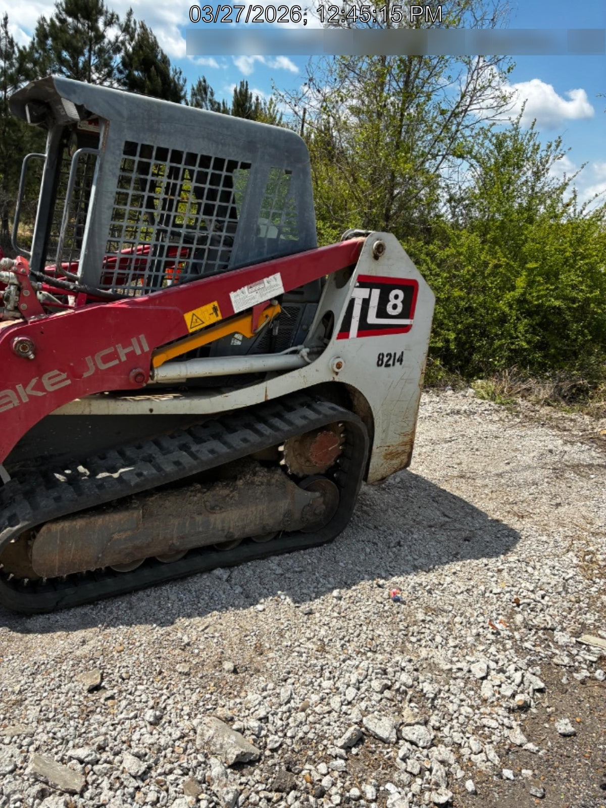 2018 TAKEUCHI TL8