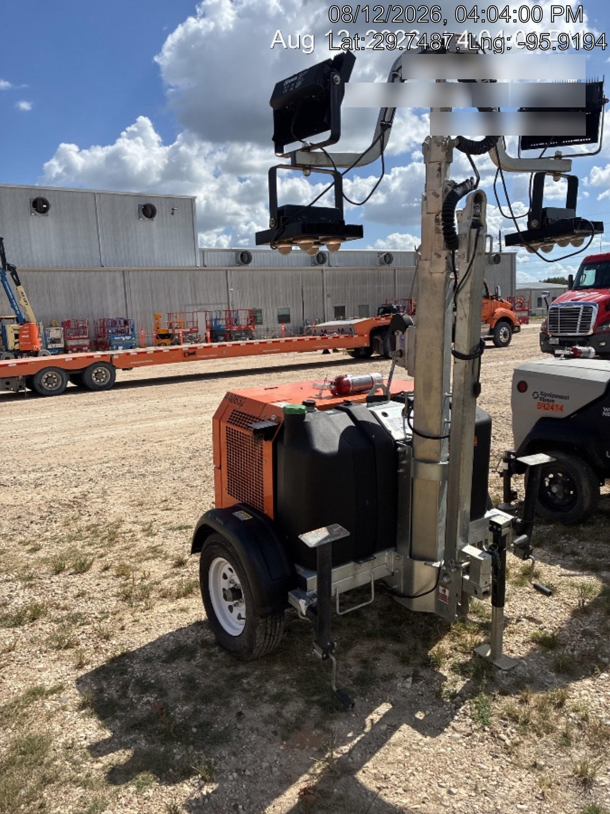 2024 Wanco WLTT-4MM4K Diesel, Deep Sea Controller, Shore Power Plug, Auto Start, (4) 350W LED Floodlights, 4kW Generator, 60 Gal Fuel Tank, 2" Ball, T3