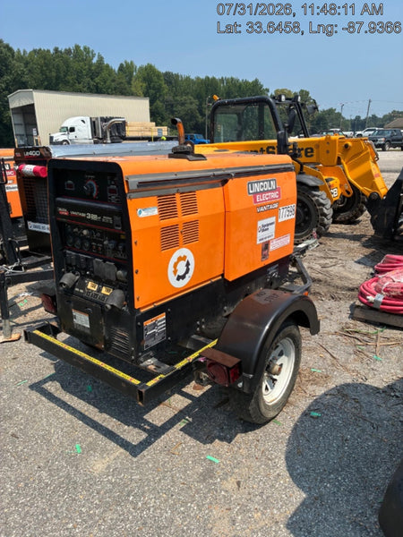 2021 Lincoln Electric Vantage 322 Vantage 322 Ready Pak 3 w/ Decals, ORANGE (includes trailer, cable rack, fender light kit) NO Telematics