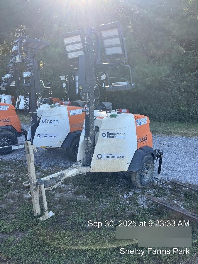 2024 Generac MLT2 Diesel, Flex Switch 120V Input, Powerzone Controller, 
(4) 320W LED Lights, 4kW Generator, 39.9 Gal Fuel Tank, 2" Ball, T3