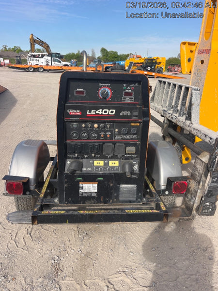 2022 Lincoln Electric LE400 Kubota V1505, Trlr, Cable Rack, Light Kit, ES Decals, T3
