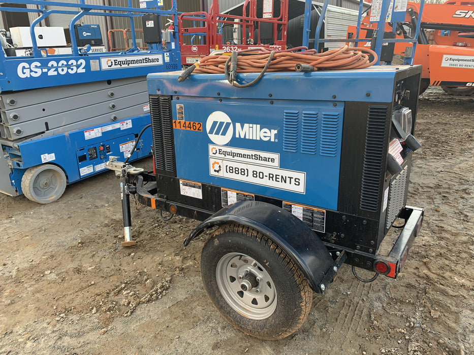 2020 Miller Electric BIG BLUE 400 Trailer Mounted Welder