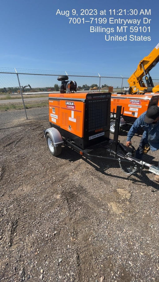 2022 Lincoln Electric Vantage 549X Crosslink Technology, Trailer Mounted, ES Decals, T3