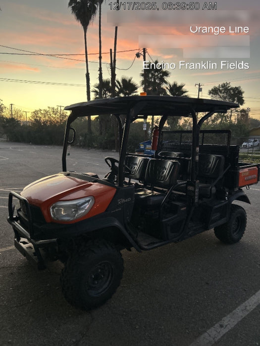 2020 Kubota RTV-X1140W-H 4WD utility cart -LED strobe -Windshield tempered glass -Plastic canopy -Wire harness kit -Backup alarm