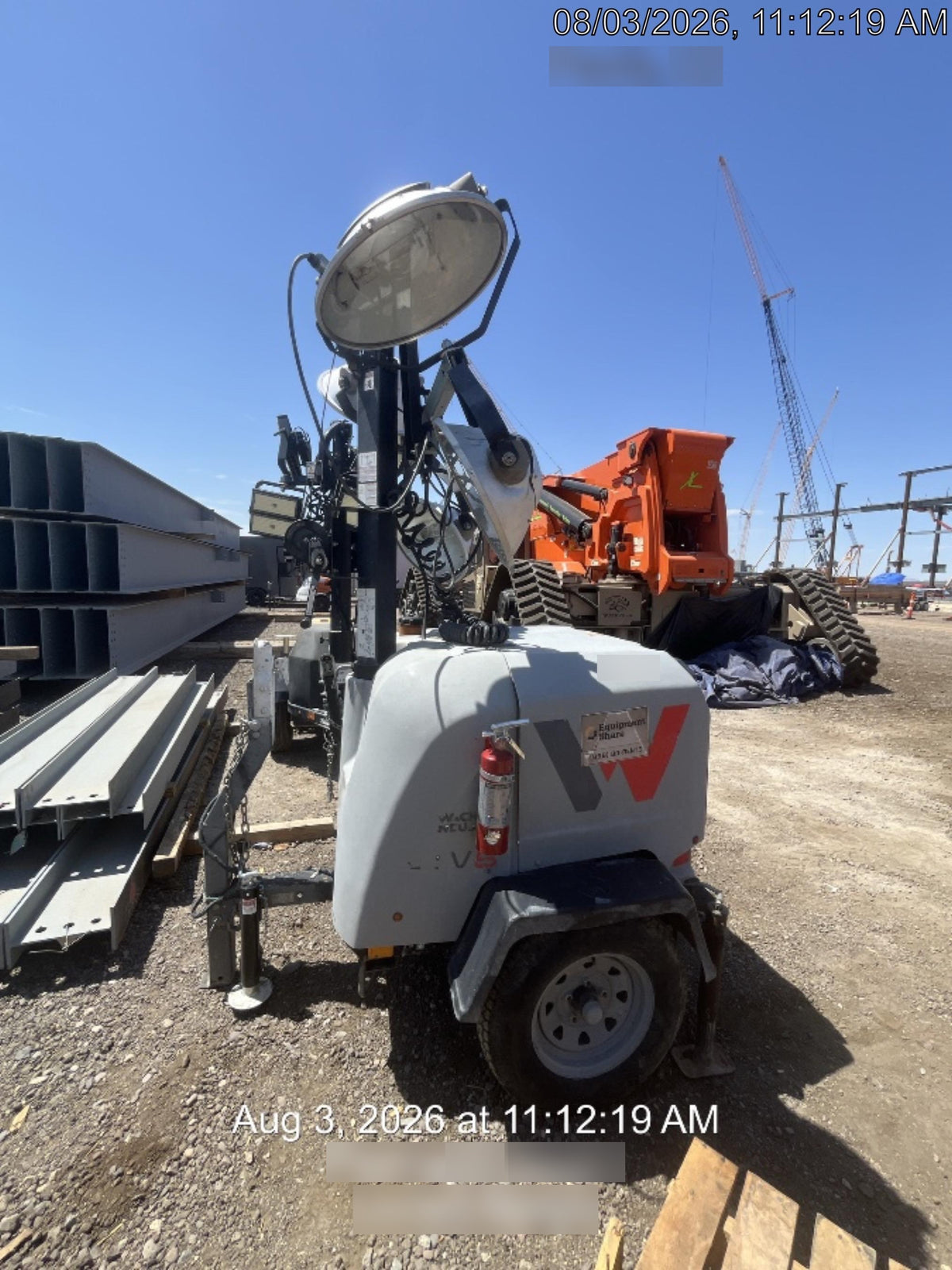 2019 Wacker Neuson LTV6L-MH Standard Options, ES Track Hardware, Fuel Level Sensor