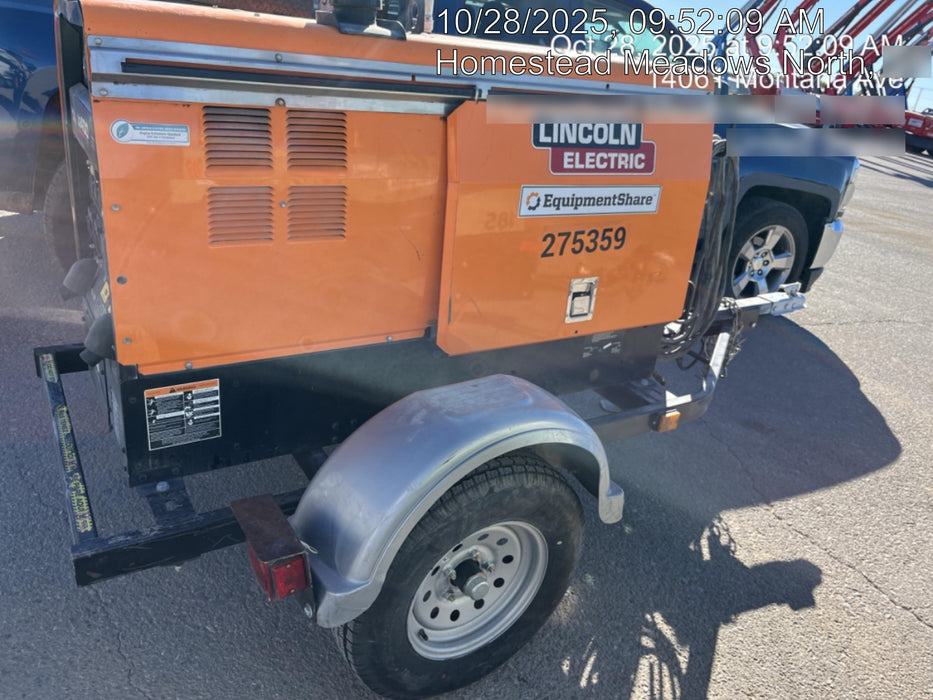 2022 Lincoln Electric LE400 Kubota V1505, Trlr, Cable Rack, Light Kit, ES Decals, T3