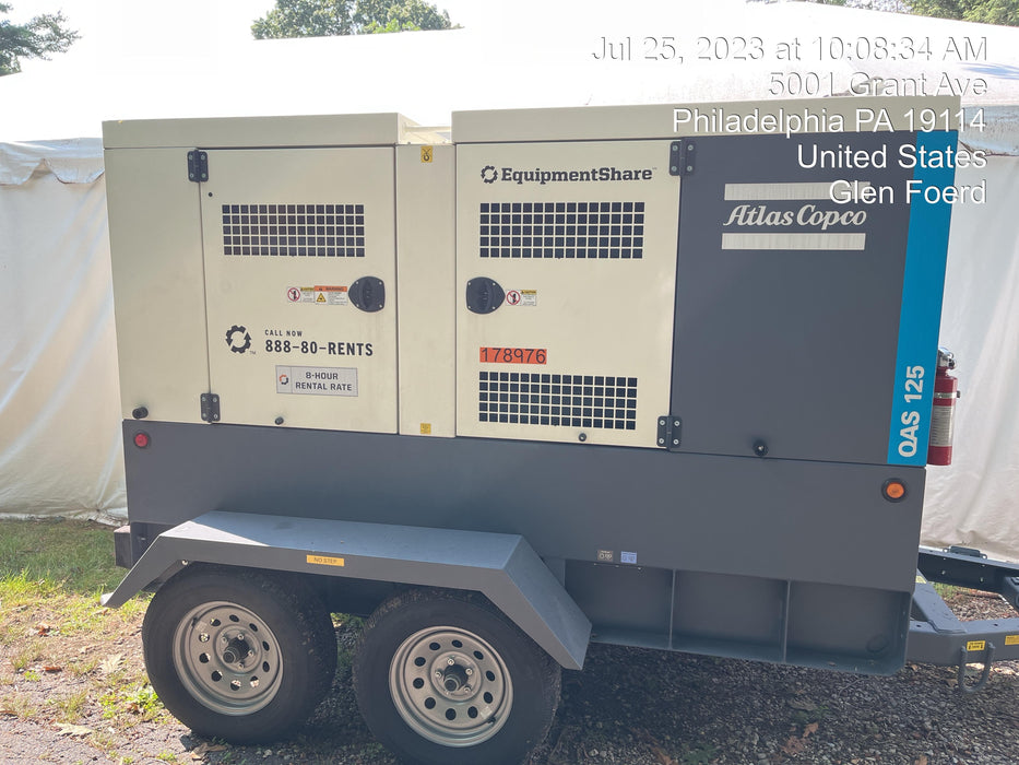 2021 ATLAS COPCO QAS 125