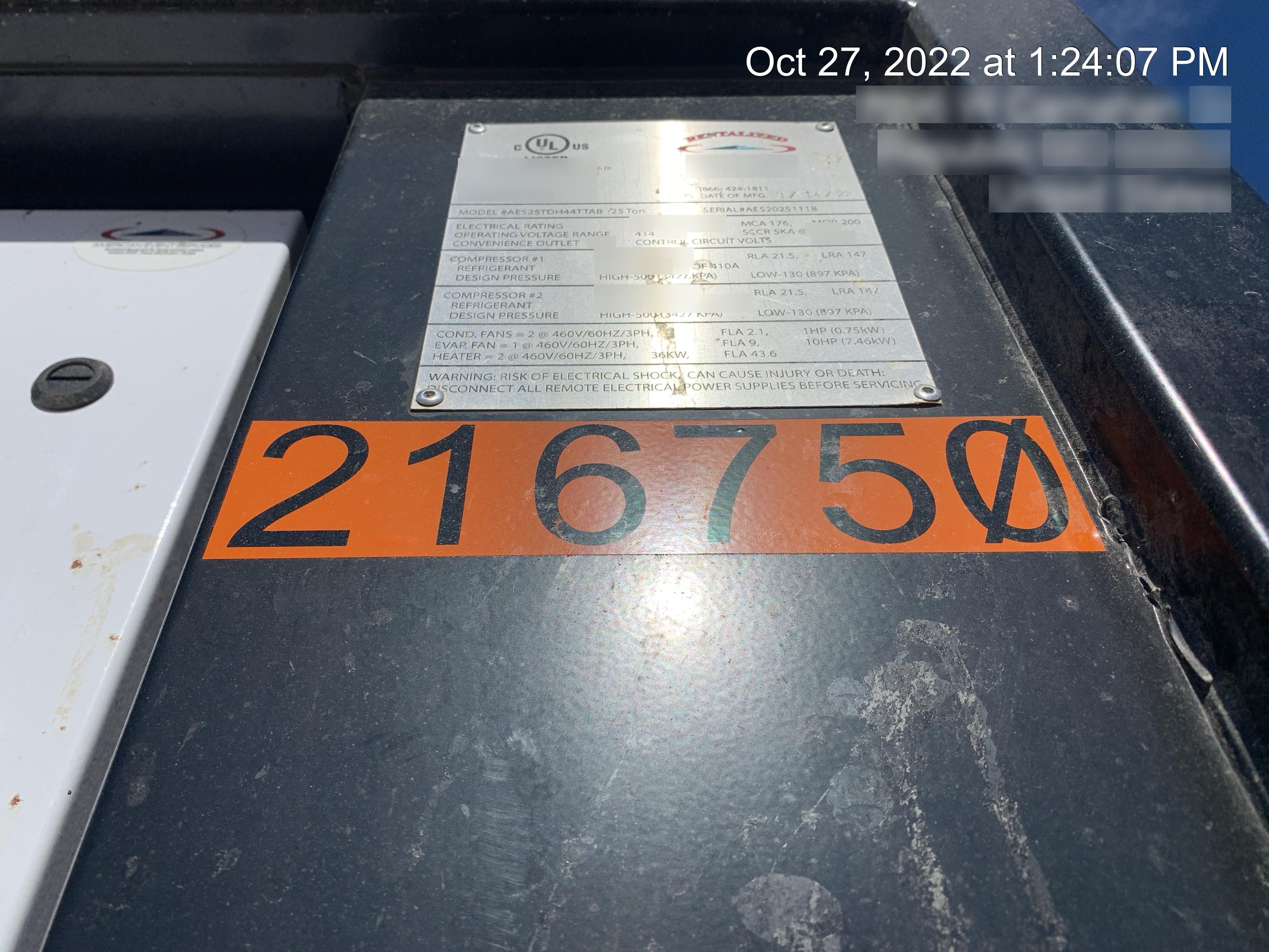2022 AES AES25TDH44TTA