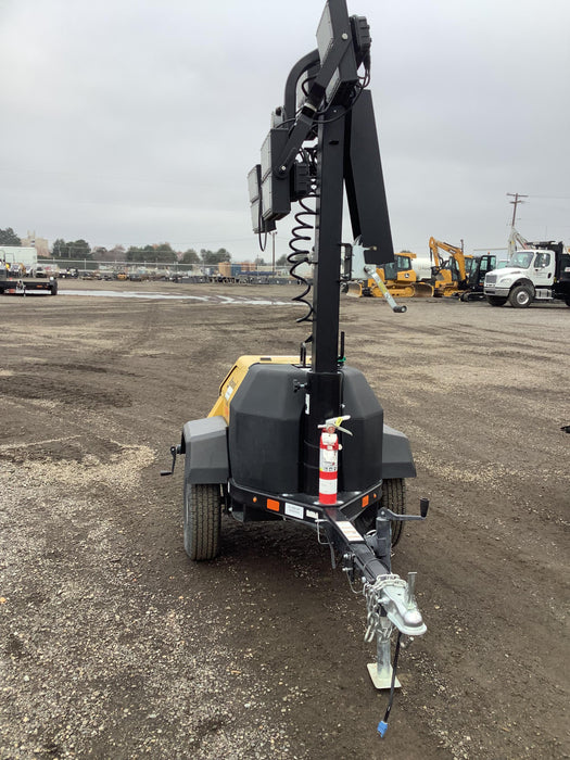 2020 Allmand NLV3GR (4) LED Light Fixture 350W, 23' Vertical Mast, 3kW Prime, Towable, Deep Sea L401, Leveling Jacks, Yanmar T4F 5.8hp