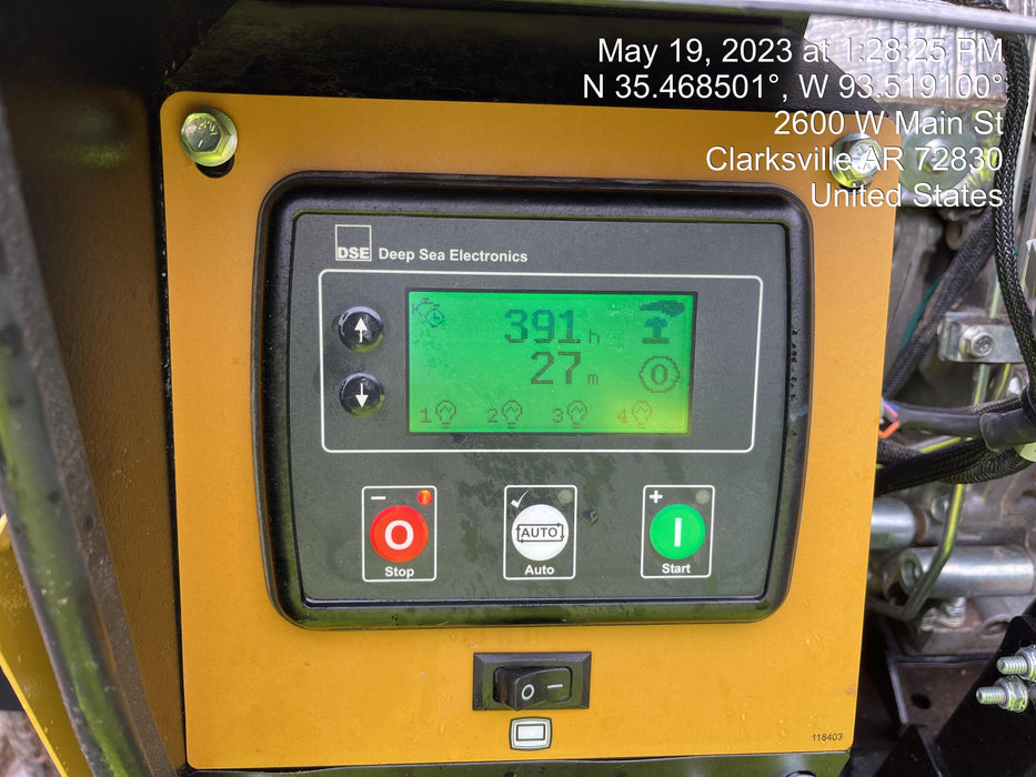 2022 Allmand NLV3GR (4) LED Light Fixture 350W, 23' Vertical Mast, 3kW Prime, Towable, Deep Sea L401, Leveling Jacks, Yanmar T4F 5.8hp