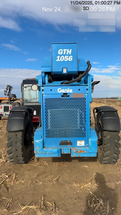 2019 Genie GTH-1056 Cab/Heat/AC, Solid RT Tires, LED Work Lights, Beacon 60" QA Carriage, 60" Forks