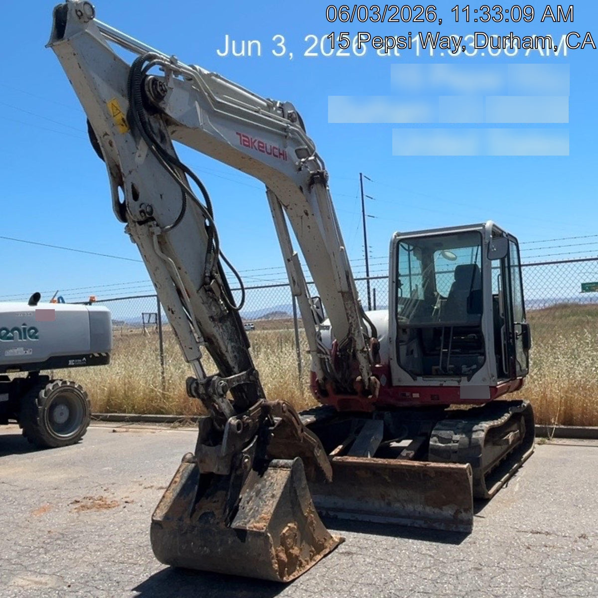 2019 Takeuchi TB290 Cab/Heat/AC Rubber tracks, Dozer blade, Travel alarm, Auxiliary hydraulics Manual QC, Hydraulic thumb, 18", 24", and 36" Buckets