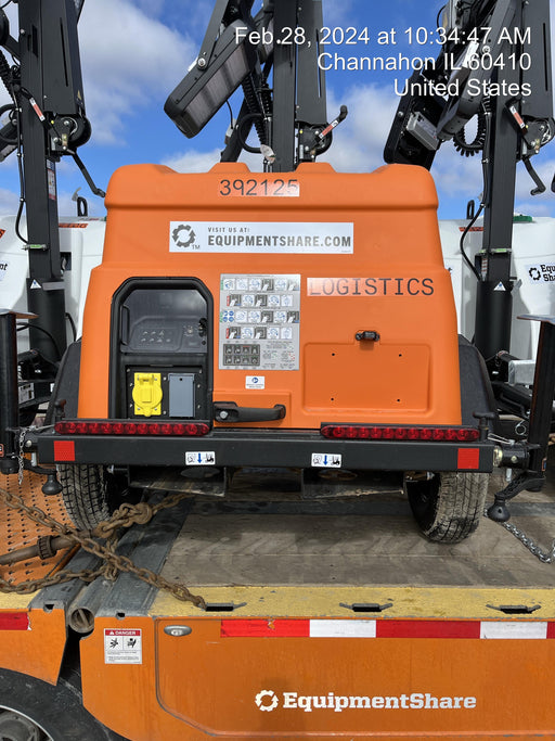 2024 Generac MLT2 Diesel, Flex Switch 120V Input, Powerzone Controller, 
(4) 320W LED Lights, 4kW Generator, 39.9 Gal Fuel Tank, 2" Ball, T3