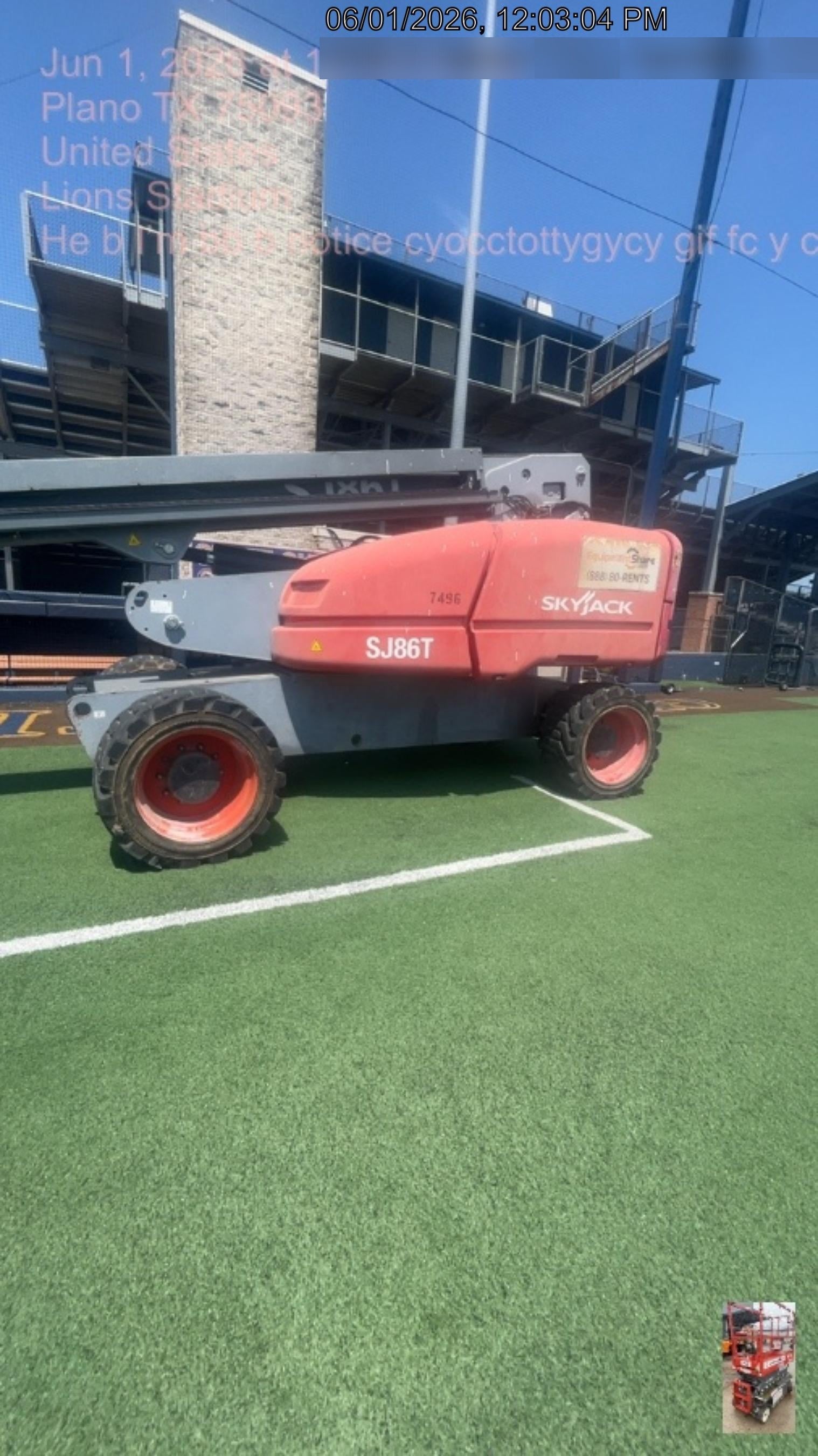 2018 SKYJACK SJ86T