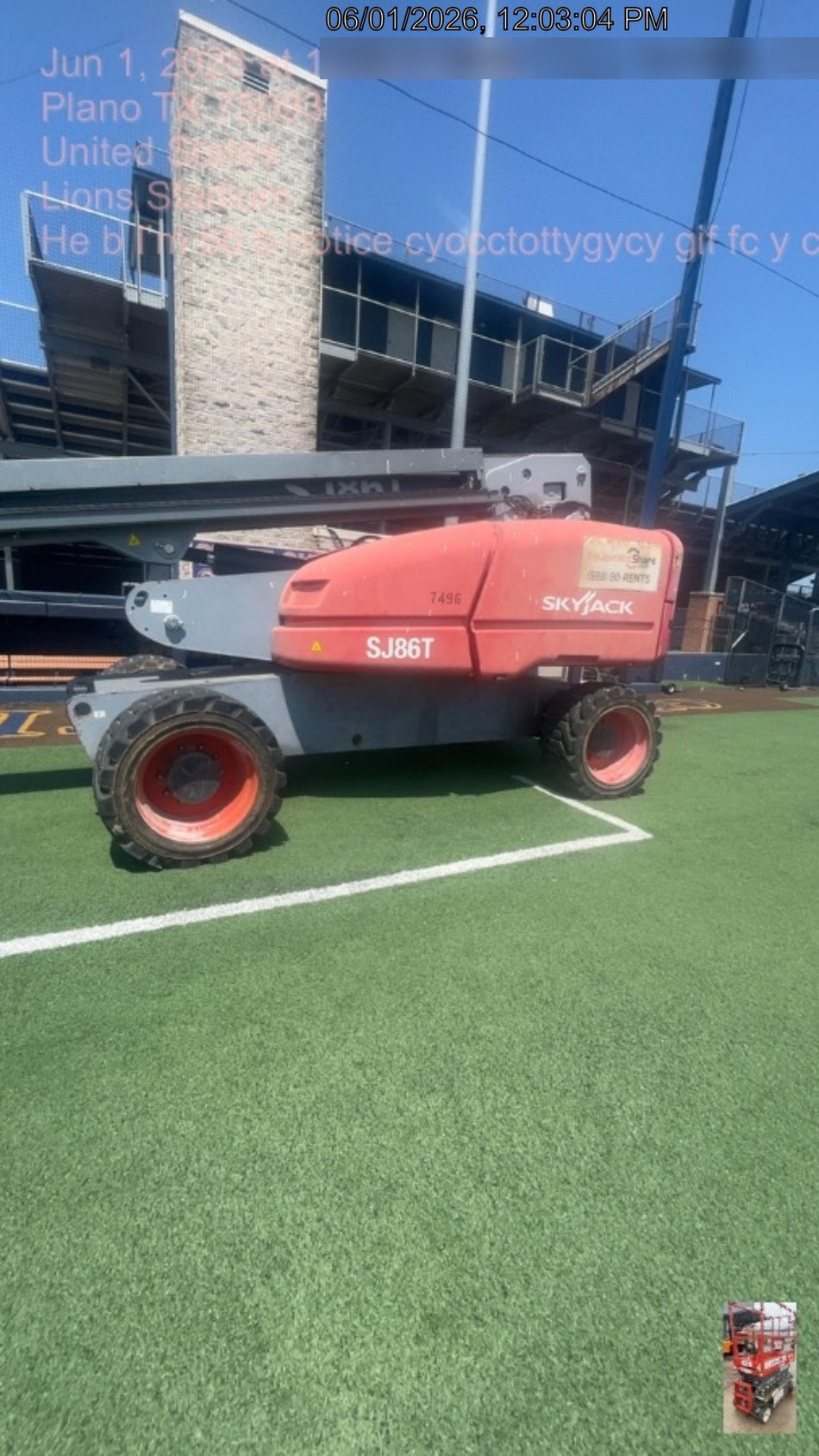 2018 SKYJACK SJ86T