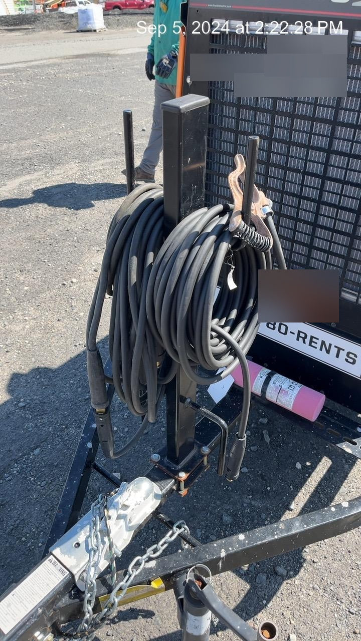 2021 Lincoln Electric Vantage 549X Ready Pak 3, ORANGE (includes trailer, cable rack, fender light kit)