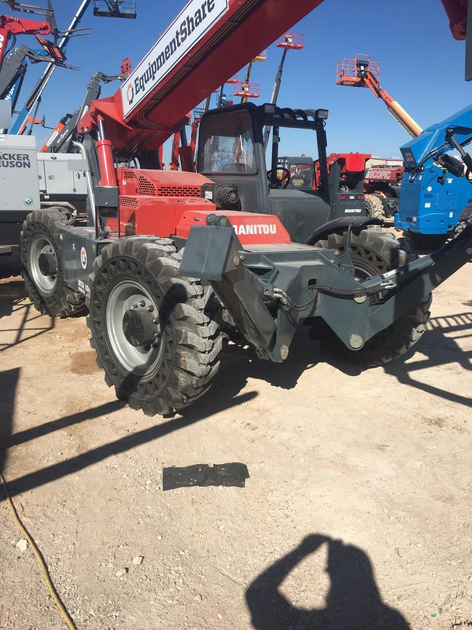 2019 Manitou MTA10055 MTA10055 - 120 HP T4, Canopy, Worklights/Strobe, Beacon, 66" Carriage, 60" Forks, Solid Tires, Lift Hook, Aux Hydraulics