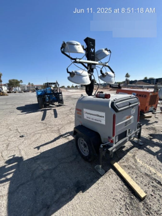 2018 Wacker Neuson LTV6L-MH Wacker Neuson LTV6L Mobile Light Tower w/Fuel Level Sensor Installed