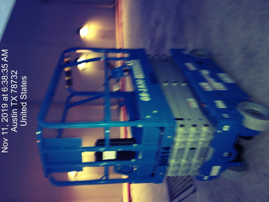 2019 Genie GS-1930 Fixed Rails with Chain Entry