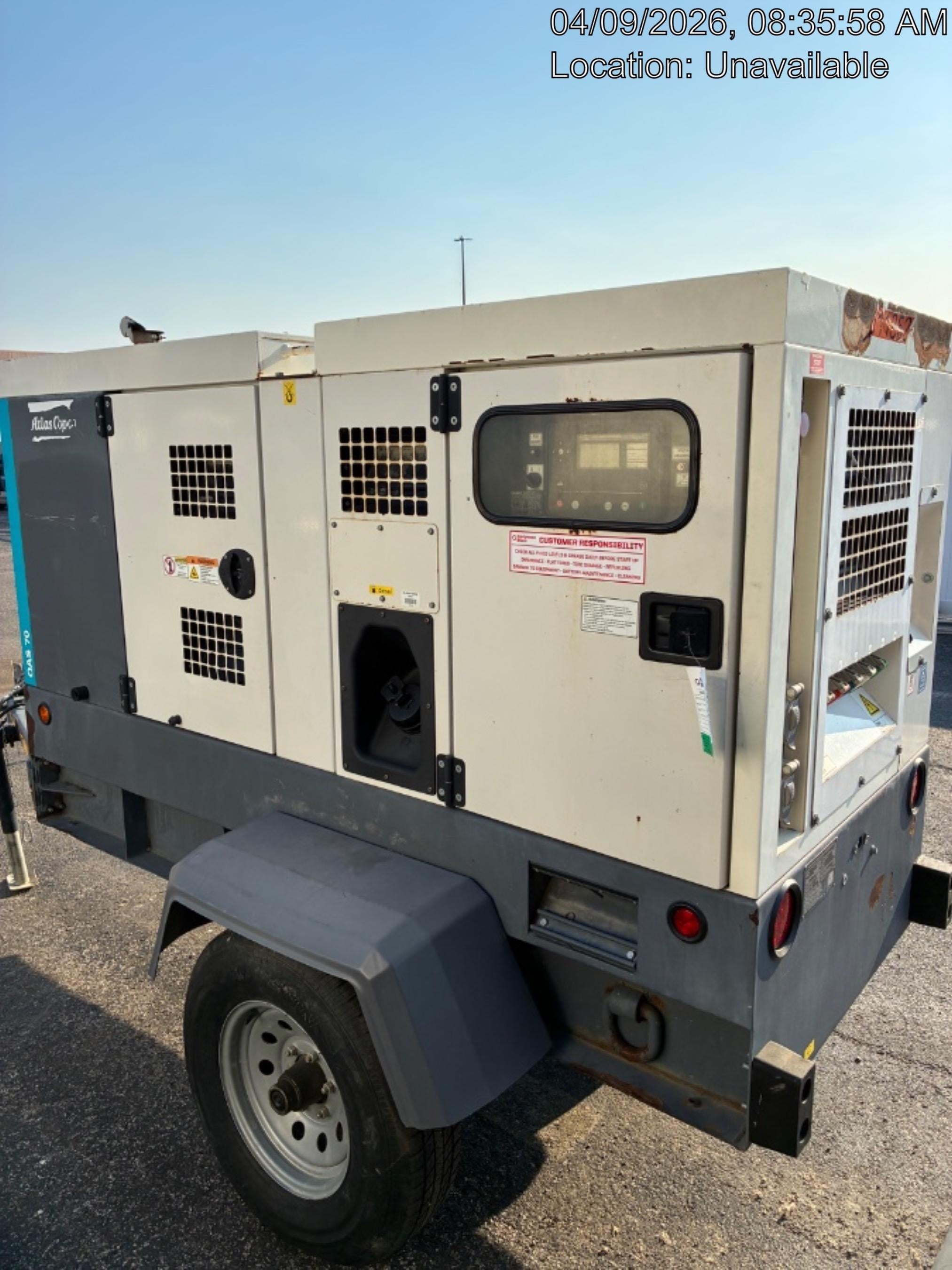 2020 ATLAS COPCO QAS 70