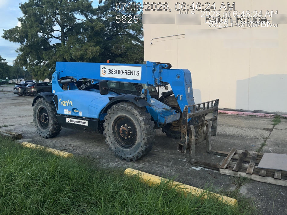 2019 Genie GTH-636 Cab/Heat/AC, Solid RT Tires, LED Work Lights, Beacon 60" QA Carriage, 48" Forks