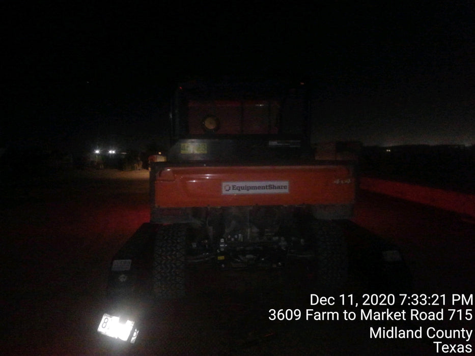 2019 Kubota RTV-XG850WL-H 4wd Utility Cart, Gas, 2 Seat, LED Strobe, Windshield Tempered Glass, Plastic Canopy, Wire Harness Kit, Backup Alarm