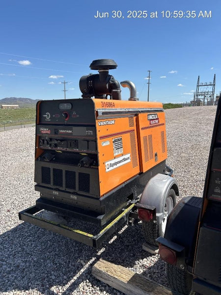 2023 Lincoln Electric Vantage 549X Crosslink Technology, Trailer Mounted, ES Decals, T3