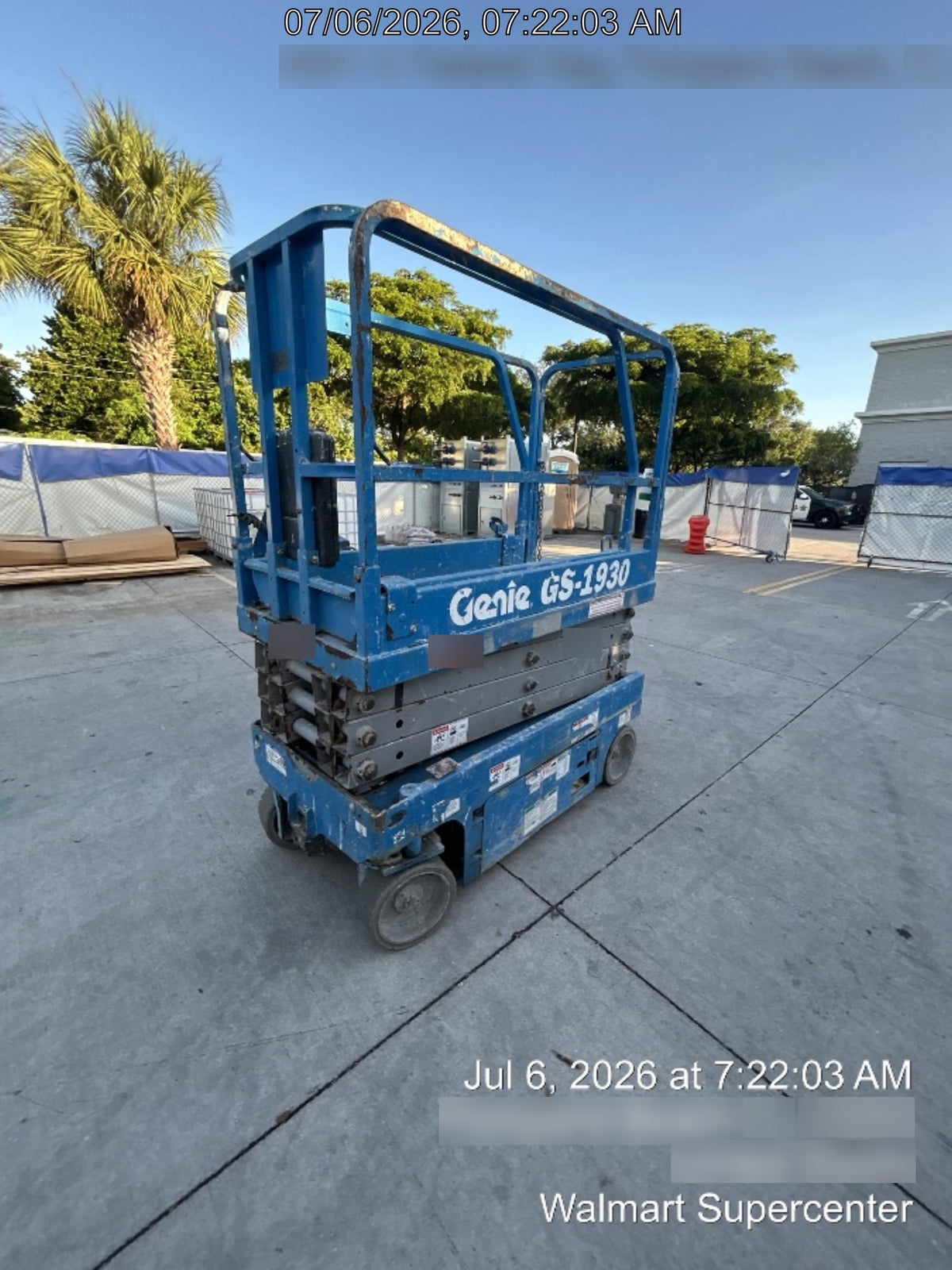 2018 Genie GS-1930 Genie GS-1930 w/Fixed Rail, Chain Entry