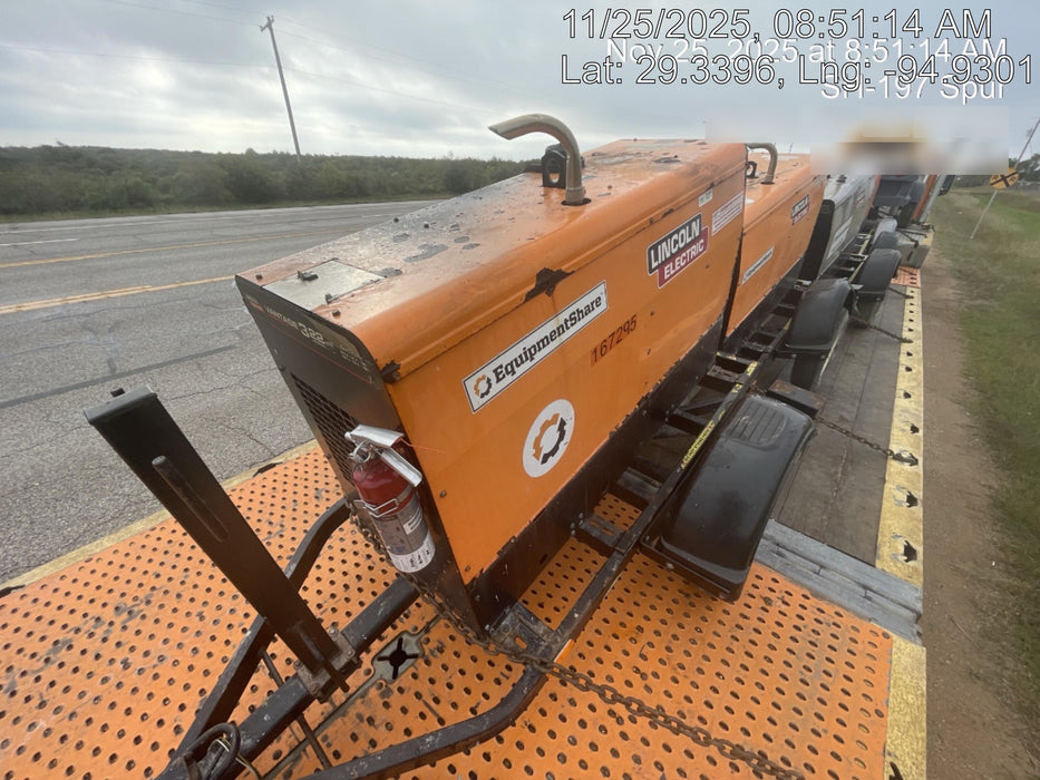 2021 Lincoln Electric Vantage 322 Vantage 322 Ready Pak 3 w/ Decals, ORANGE (includes trailer, cable rack, fender light kit) NO Telematics