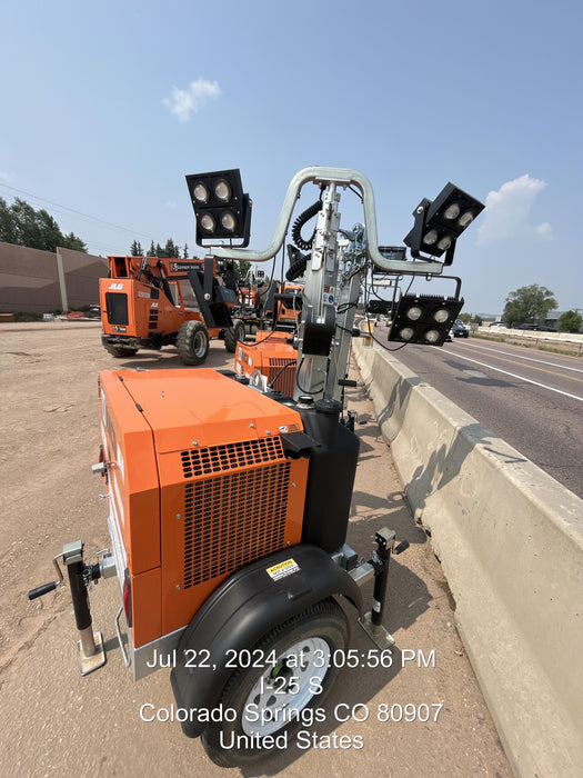 2024 Wanco WLTT-4MM4K Diesel, Deep Sea Controller, Shore Power Plug, Auto Start, (4) 350W LED Floodlights, 4kW Generator, 60 Gal Fuel Tank, 2" Ball, T3