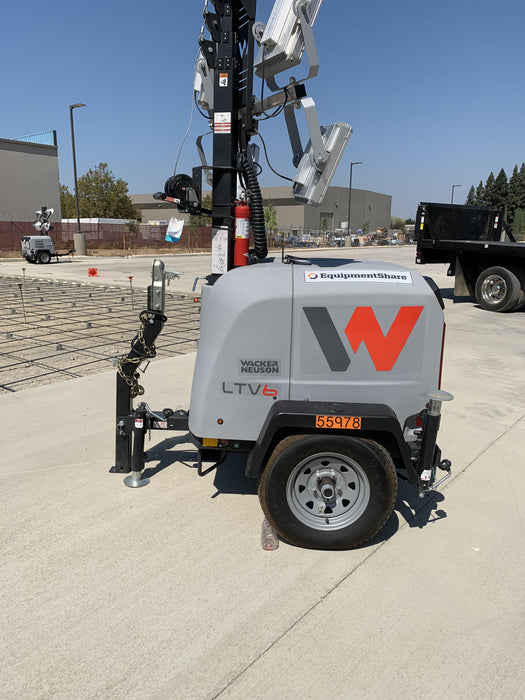 2019 Wacker Neuson LTV6K-LED Standard LED Towable Light Tower w/None