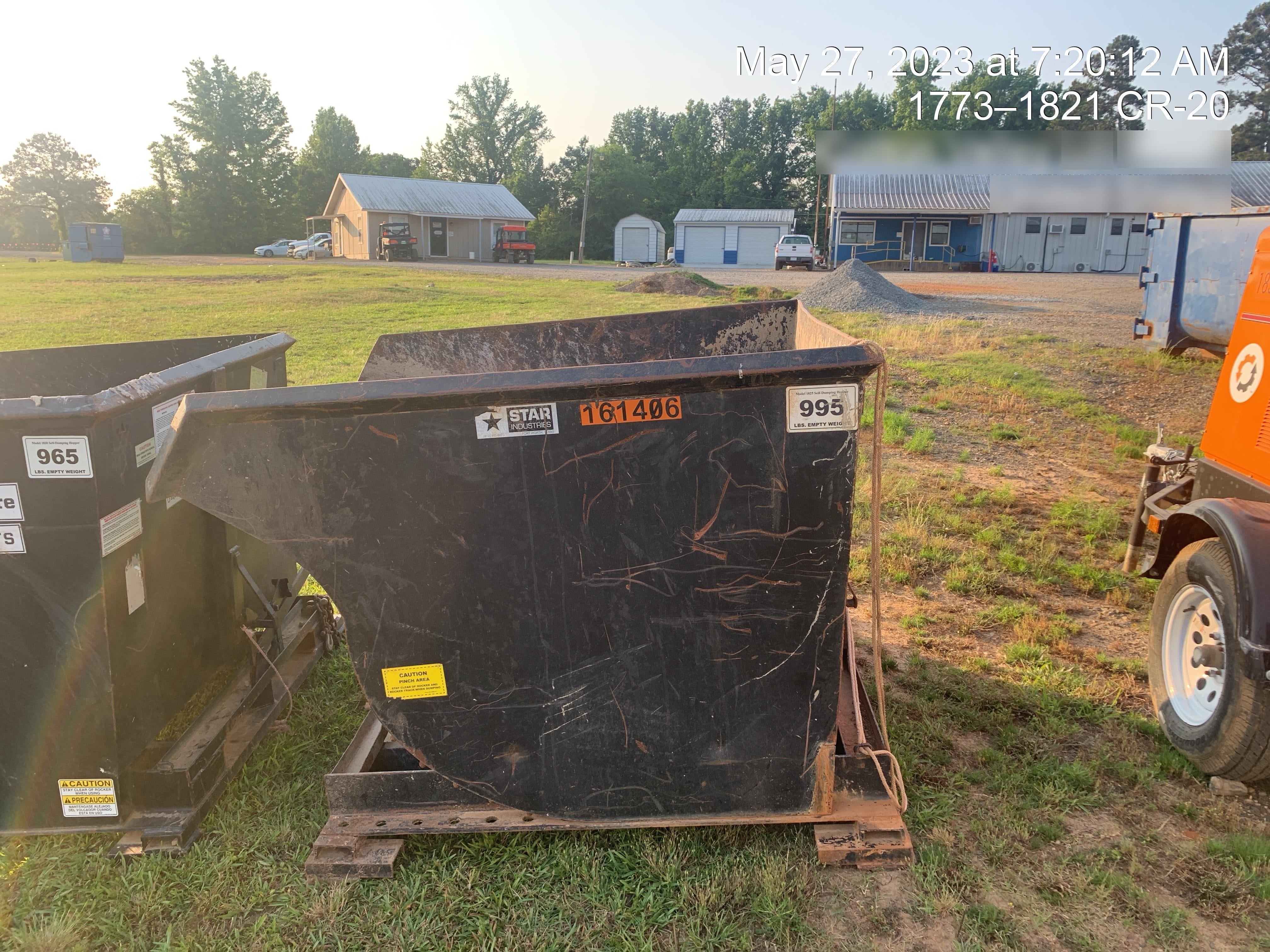 2021 STAR INDUSTRIES M-1820 - Self-Dump Hopper