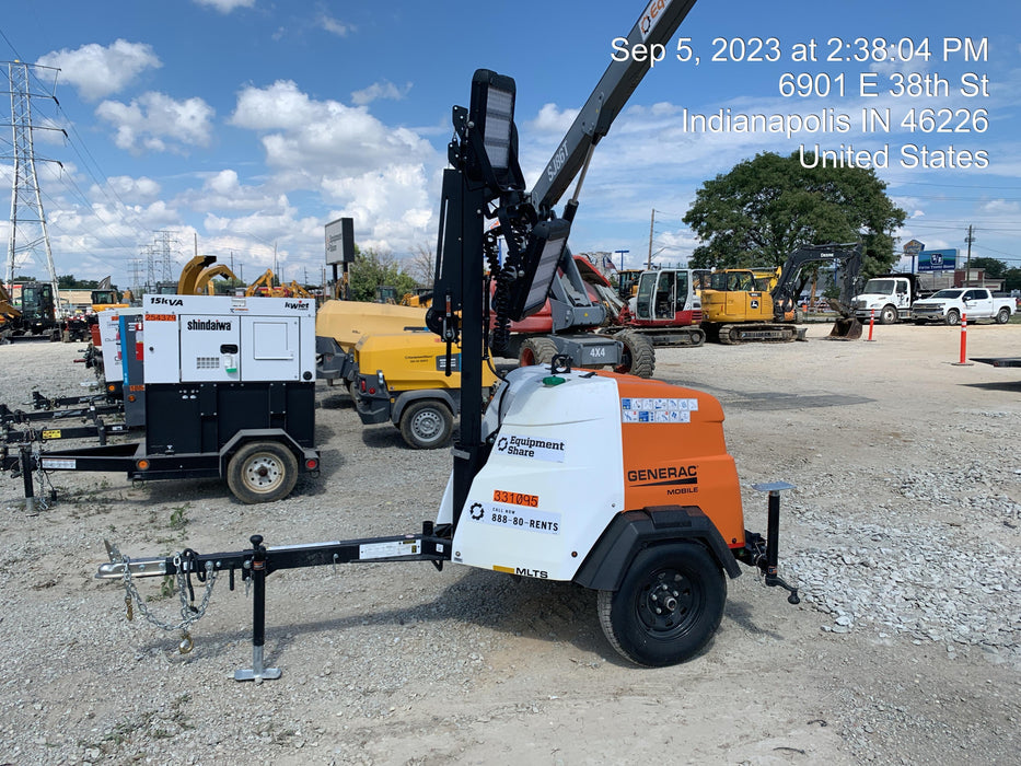 2023 Generac MLT2 Diesel, Flex Switch 120V Input, Powerzone Controller, (4) 320W LED Lights, 4kW Generator, 39.9 Gal Fuel Tank, 2" Ball, T3