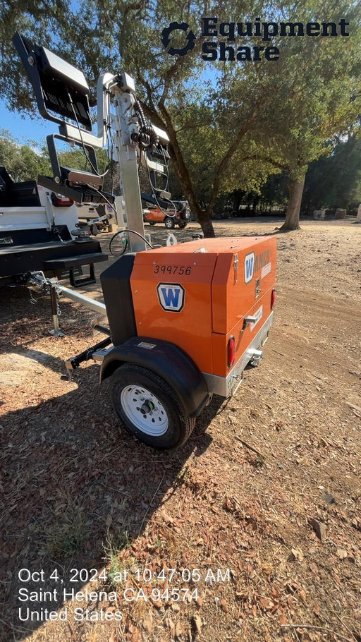 2024 Wanco WLTT-4MM4K Diesel, Deep Sea Controller, Shore Power Plug, Auto Start, (4) 350W LED Floodlights, 4kW Generator, 60 Gal Fuel Tank, 2" Ball, T3