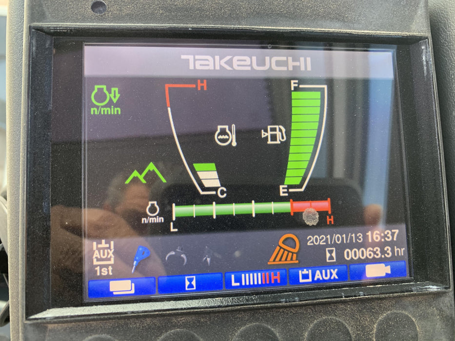 2020 Takeuchi TB290C Cab/Heat/Air, Rubber Tracks, Manual TAG QC