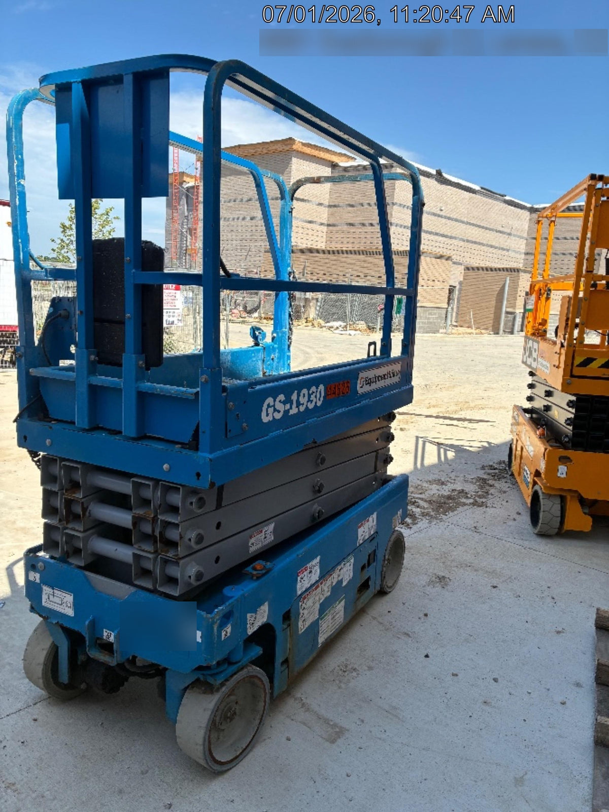 2019 Genie GS-1930 Fixed rails with chain Entry