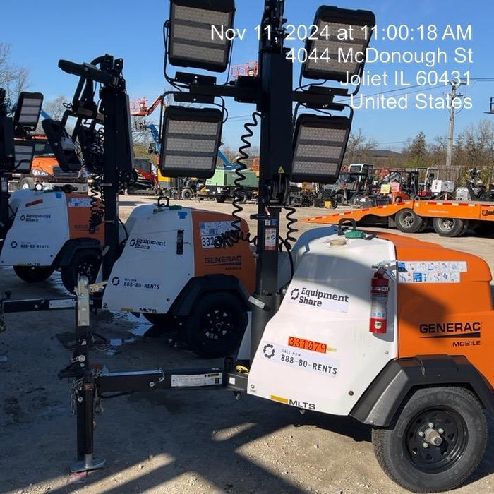 2023 Generac MLT2 Diesel, Flex Switch 120V Input, Powerzone Controller, (4) 320W LED Lights, 4kW Generator, 39.9 Gal Fuel Tank, 2" Ball, T3